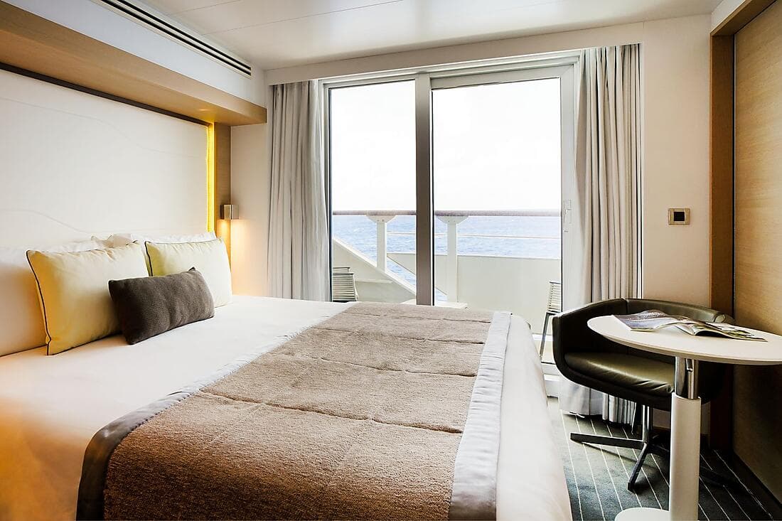 Kabinen-Karussell: Balkonkabine, obere Decks