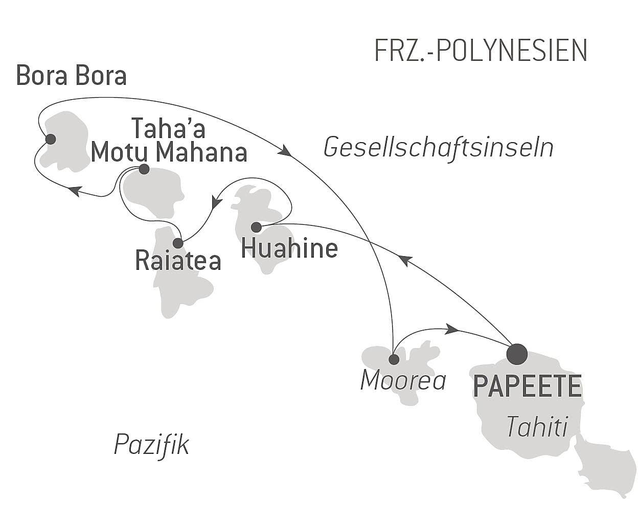 Perlen der Gesellschaftsinseln