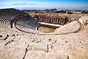 Side theatre and Damlatas cave