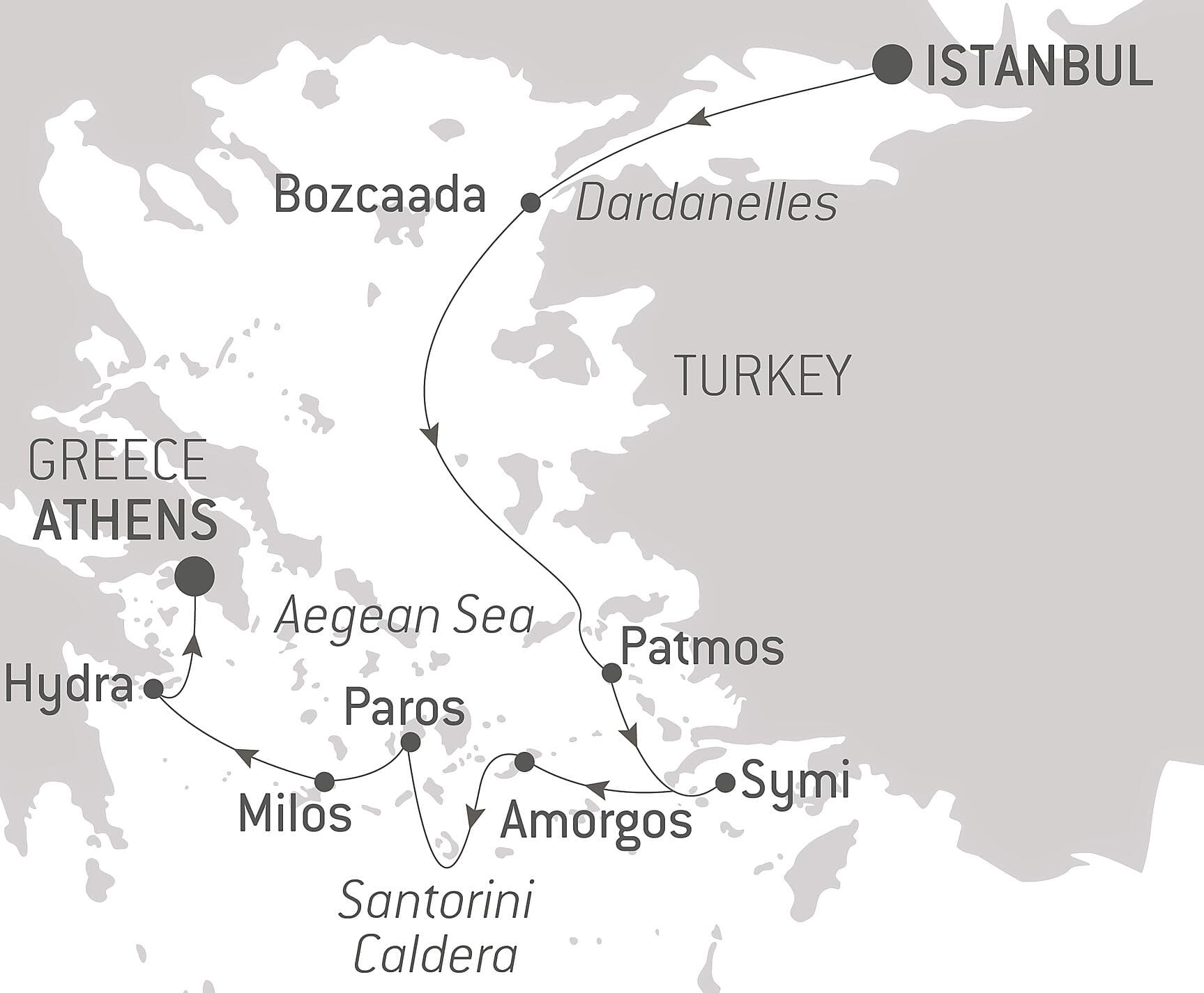 Antike Pracht der Ägäis