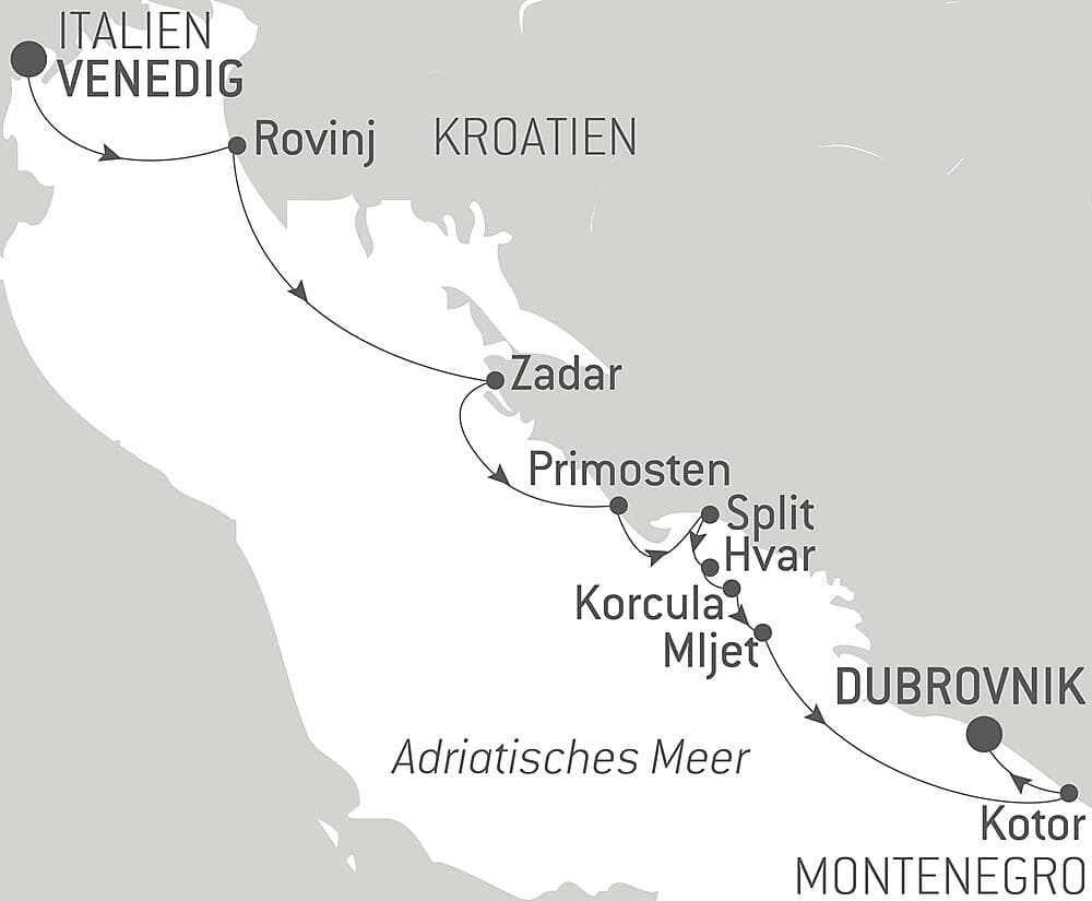 Die Dalmatinische Küste in Kroatien vom Meer aus – mit Smithsonian Journeys null