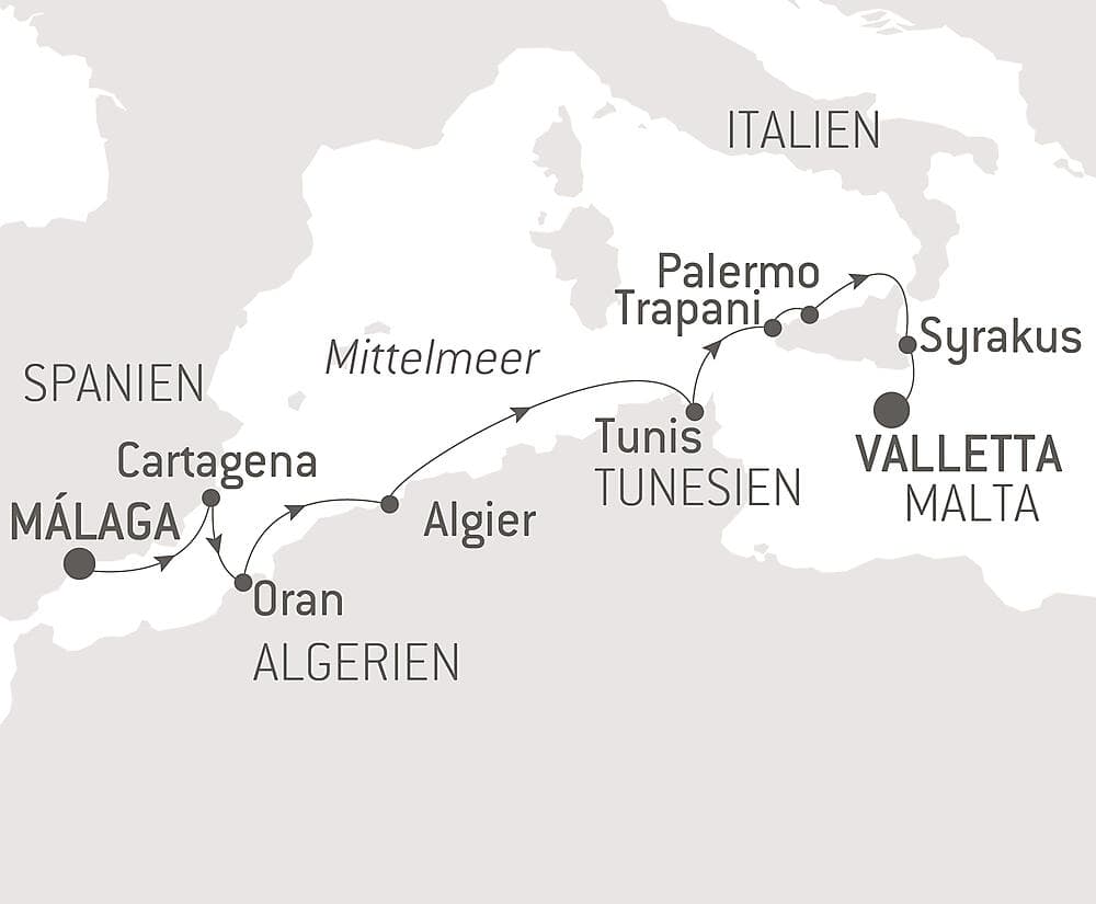 Antike Küsten des Mittelmeers