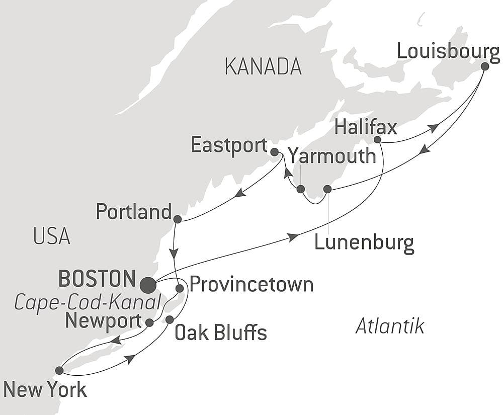 Nova Scotia und die Ostküste der USA  null