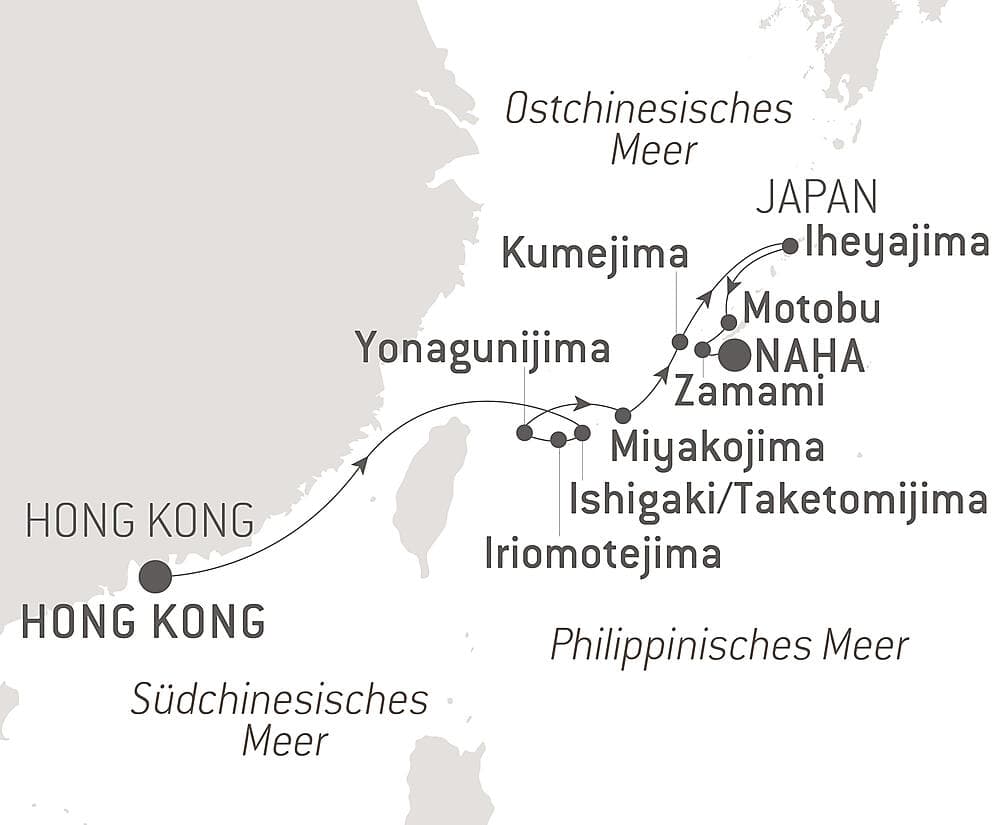 Abenteuer in die subtropischen Inseln Japans