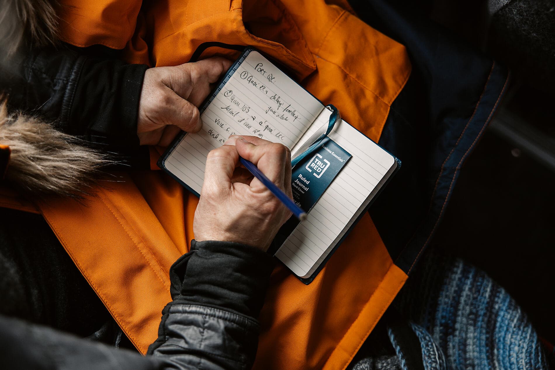 Sankt-Lorenz-Strom im Herzen des Winters 