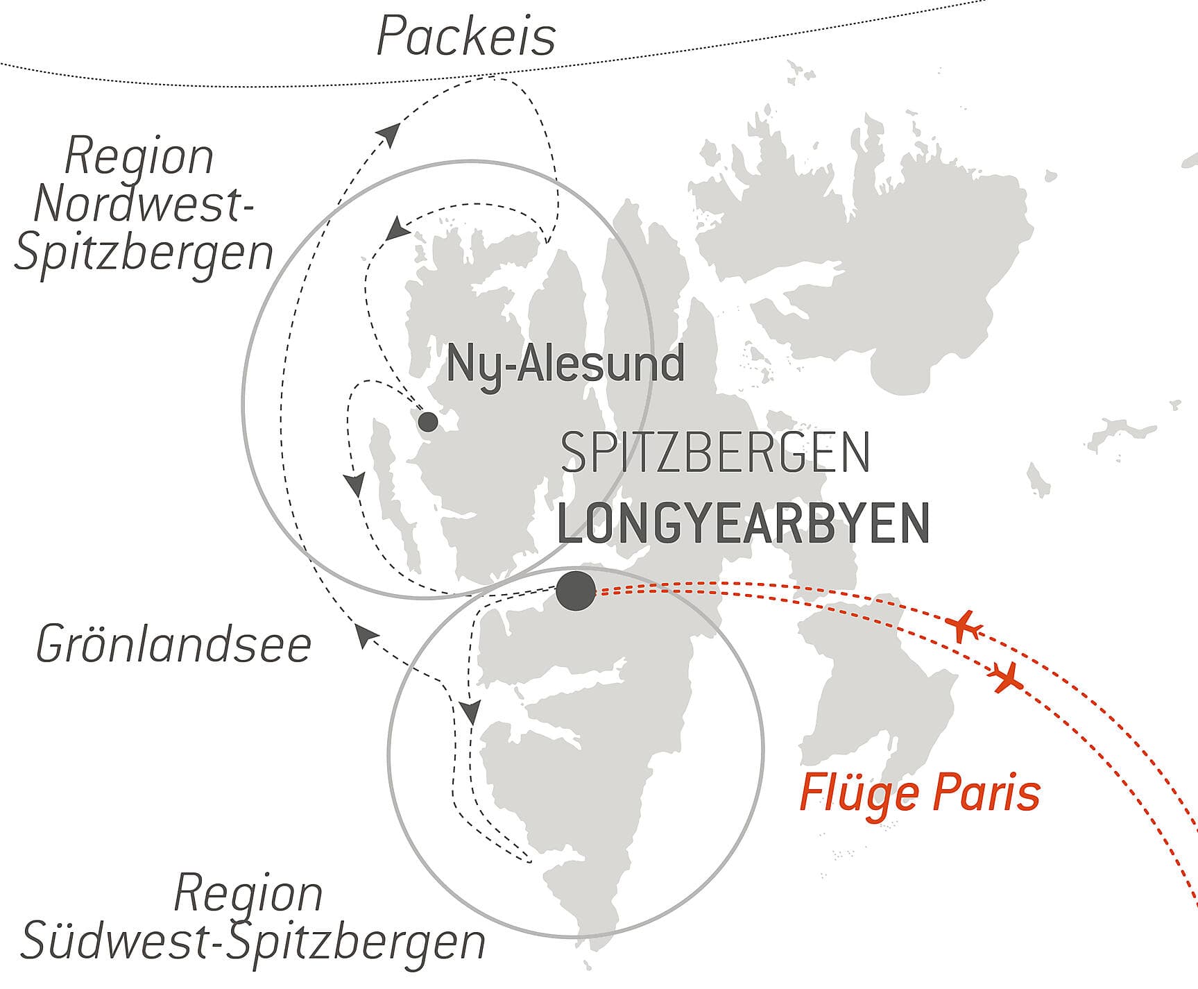 Spitzbergens Fjorde und Gletscher