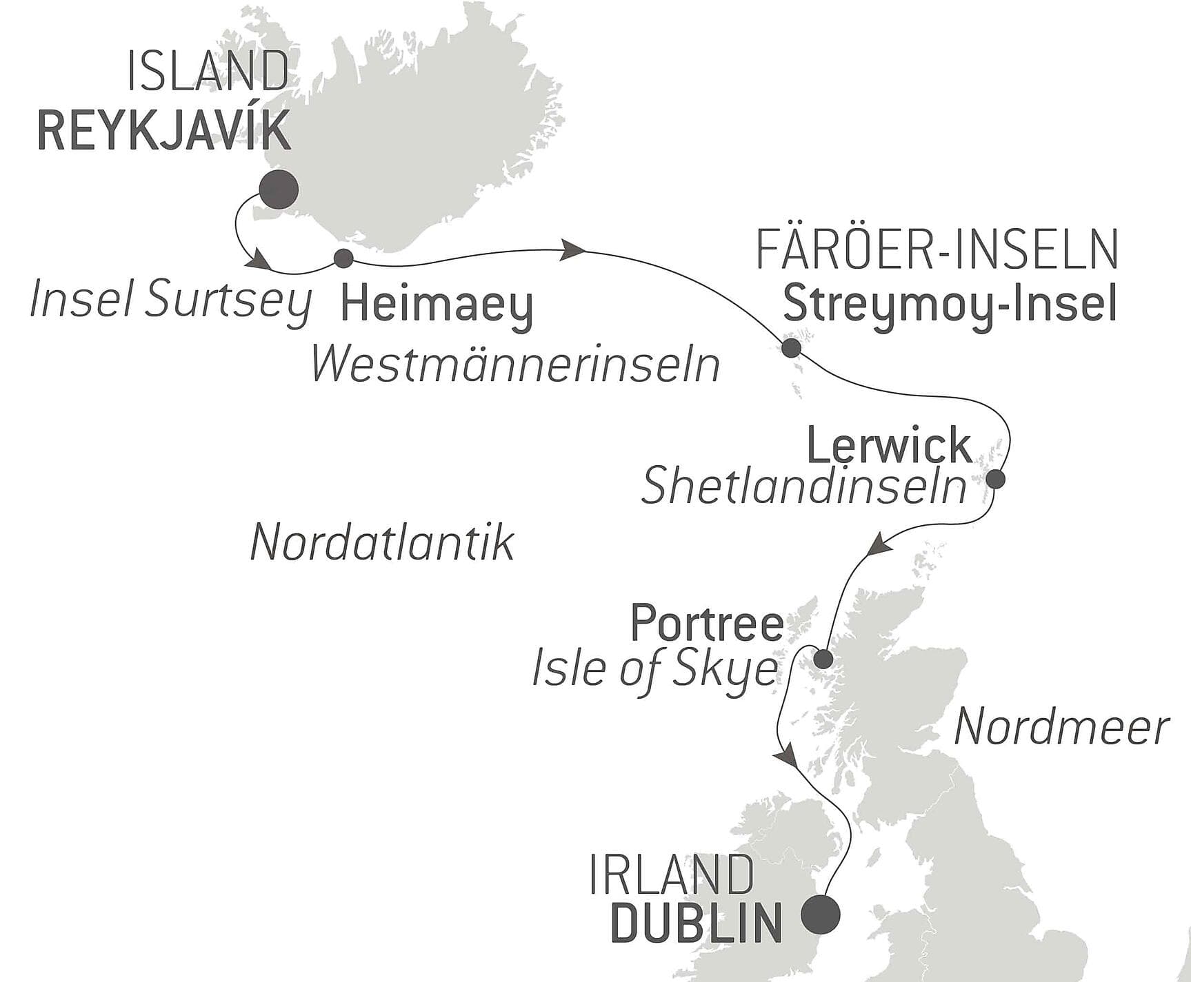 Totale Sonnenfinsternis, von Island bis Irland