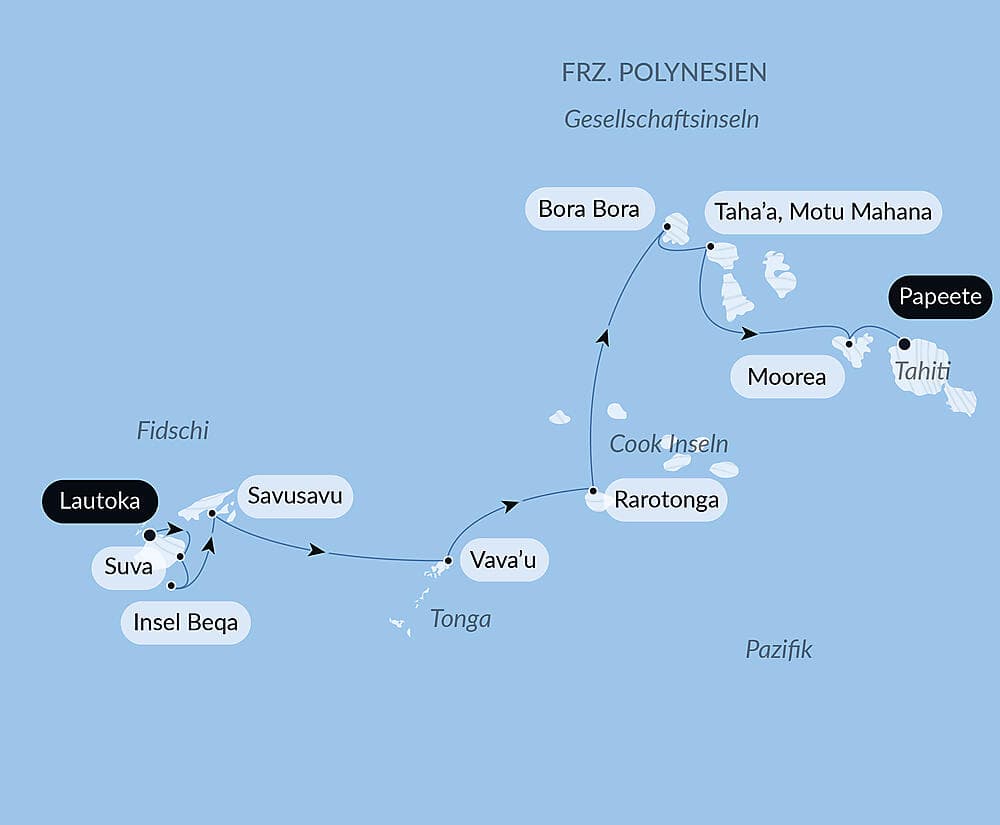 Archipele und alte Kulturen im Südpazifik null