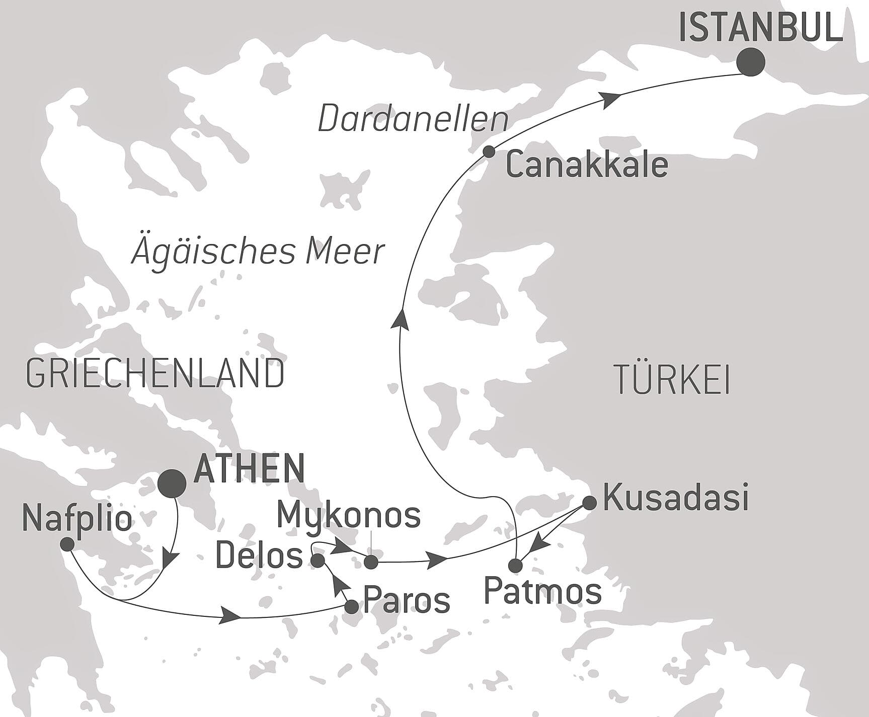 Unterwegs in der Ägäis: Griechenlands Inseln und die Türkei – mit Smithsonian Journeys