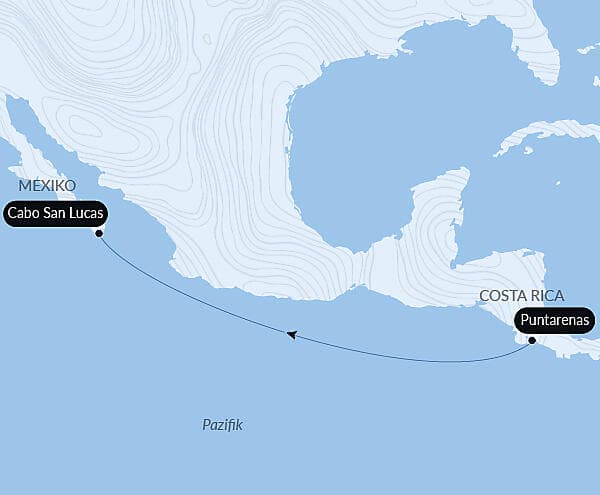 Ozean-Kreuzfahrt: Puntarenas - Cabo San Lucas null