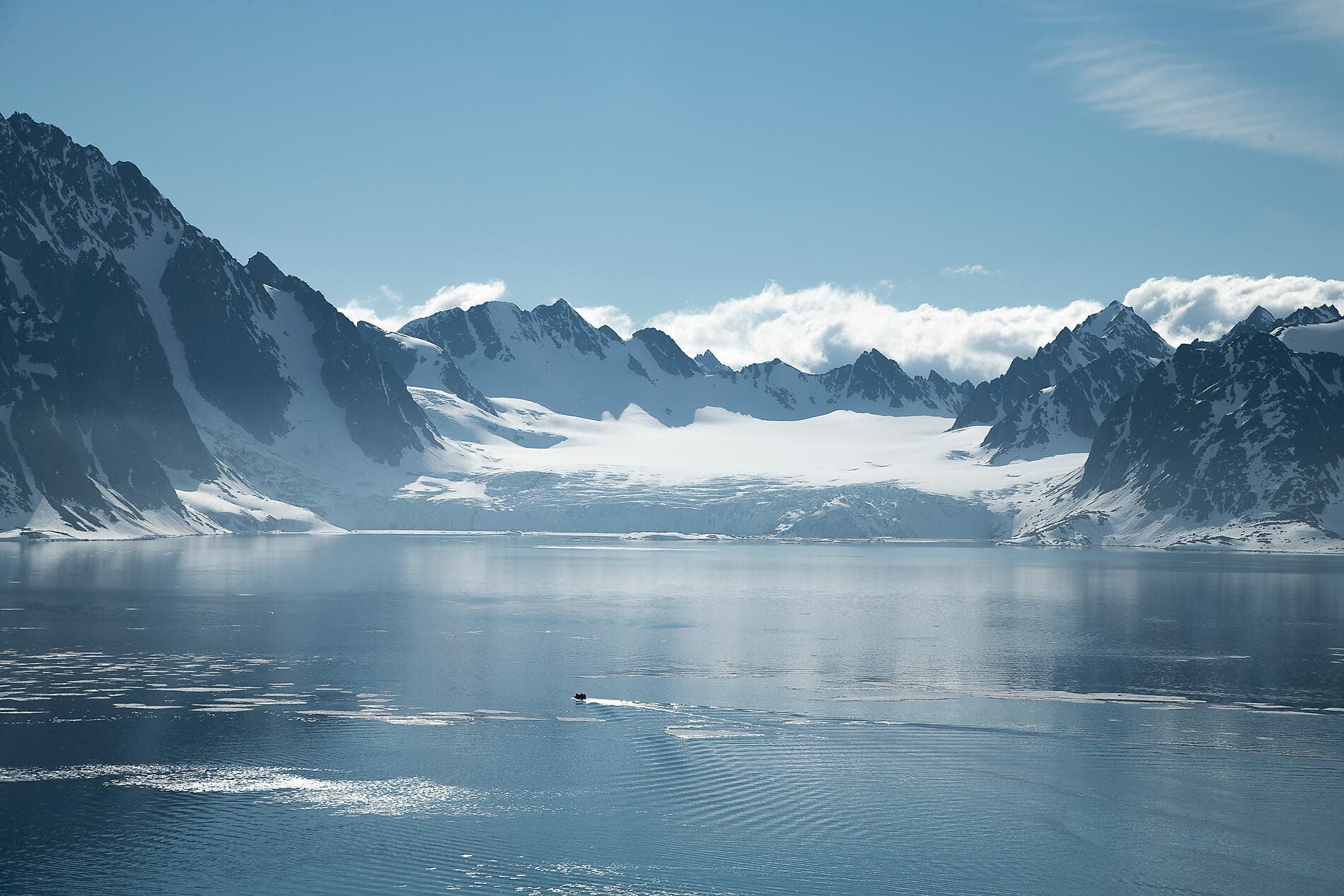 Spitzbergens Fjorde und Gletscher  