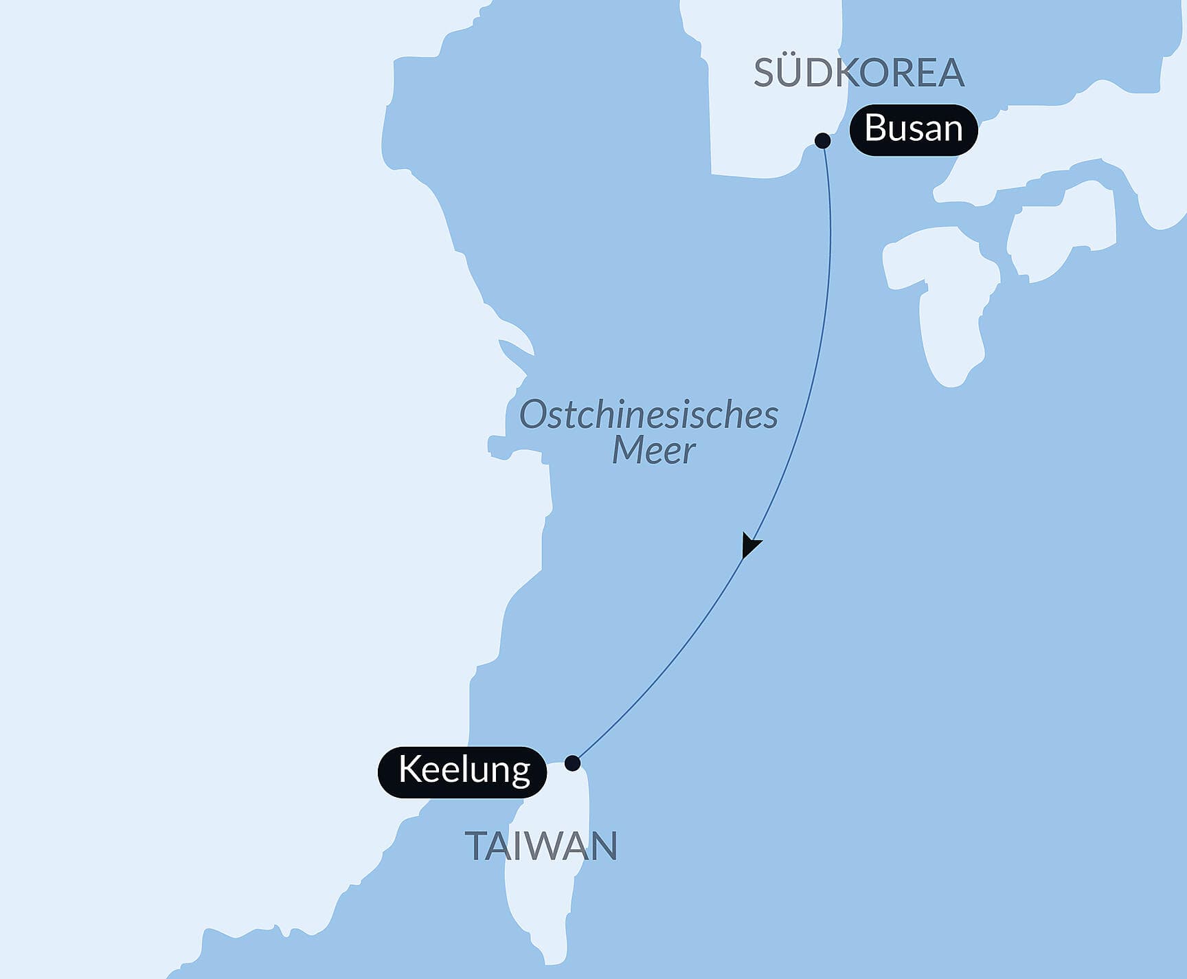 Ozean-Kreuzfahrt: Busan - Keelung