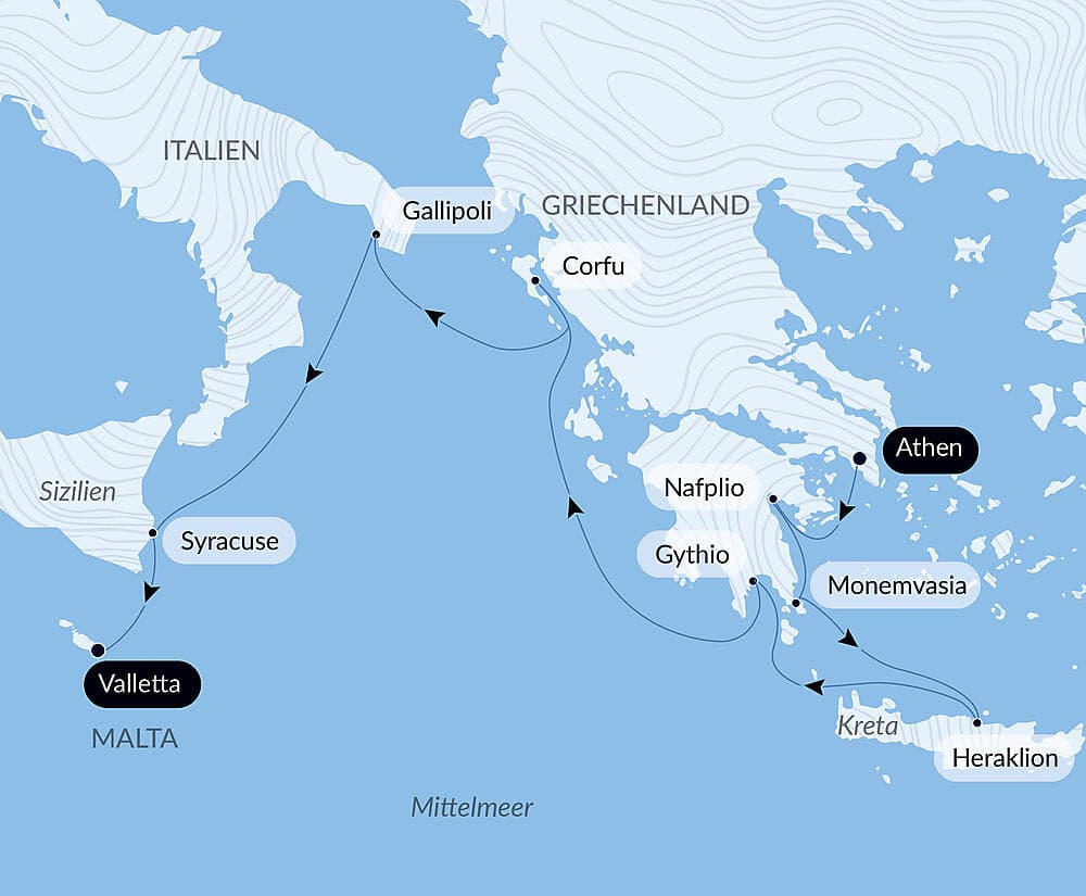 Antike Städte des Mittelmeers null