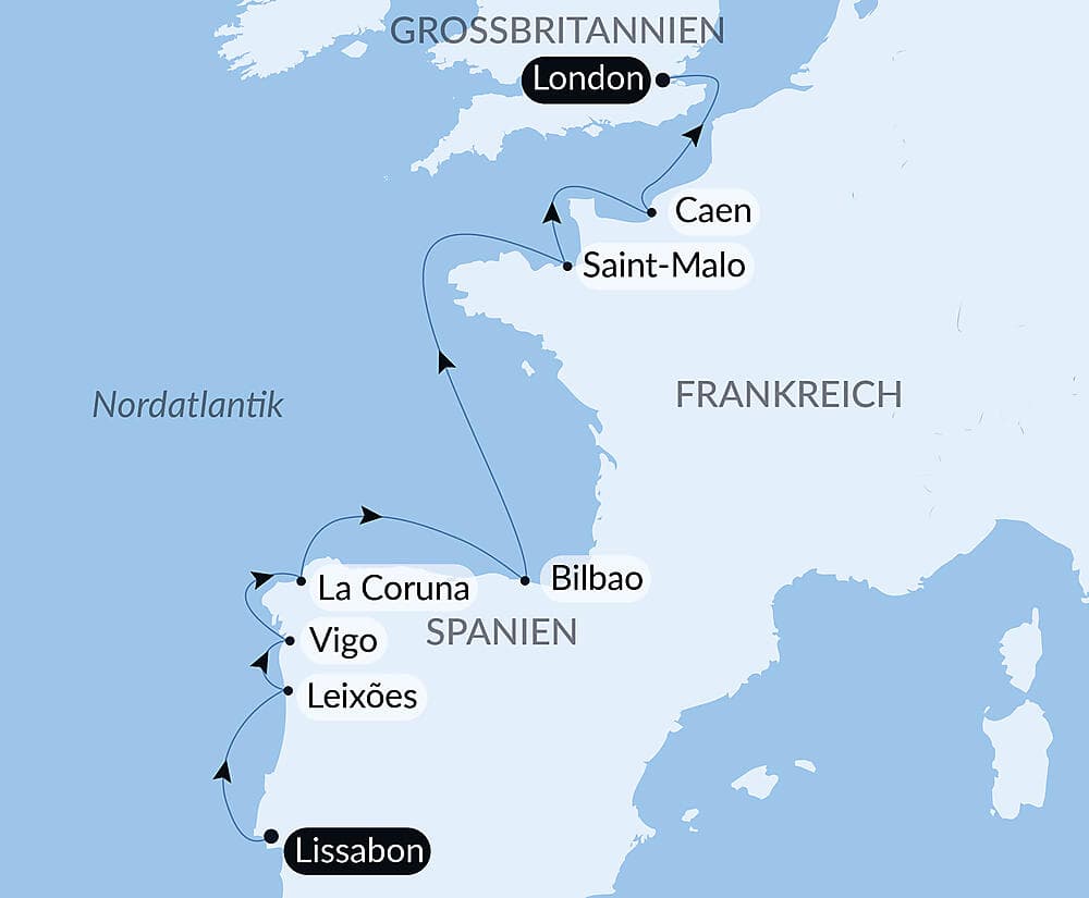 Von Lissabon nach London: Kreuzen an der Westküste Europas - mit Smithsonian Journeys null