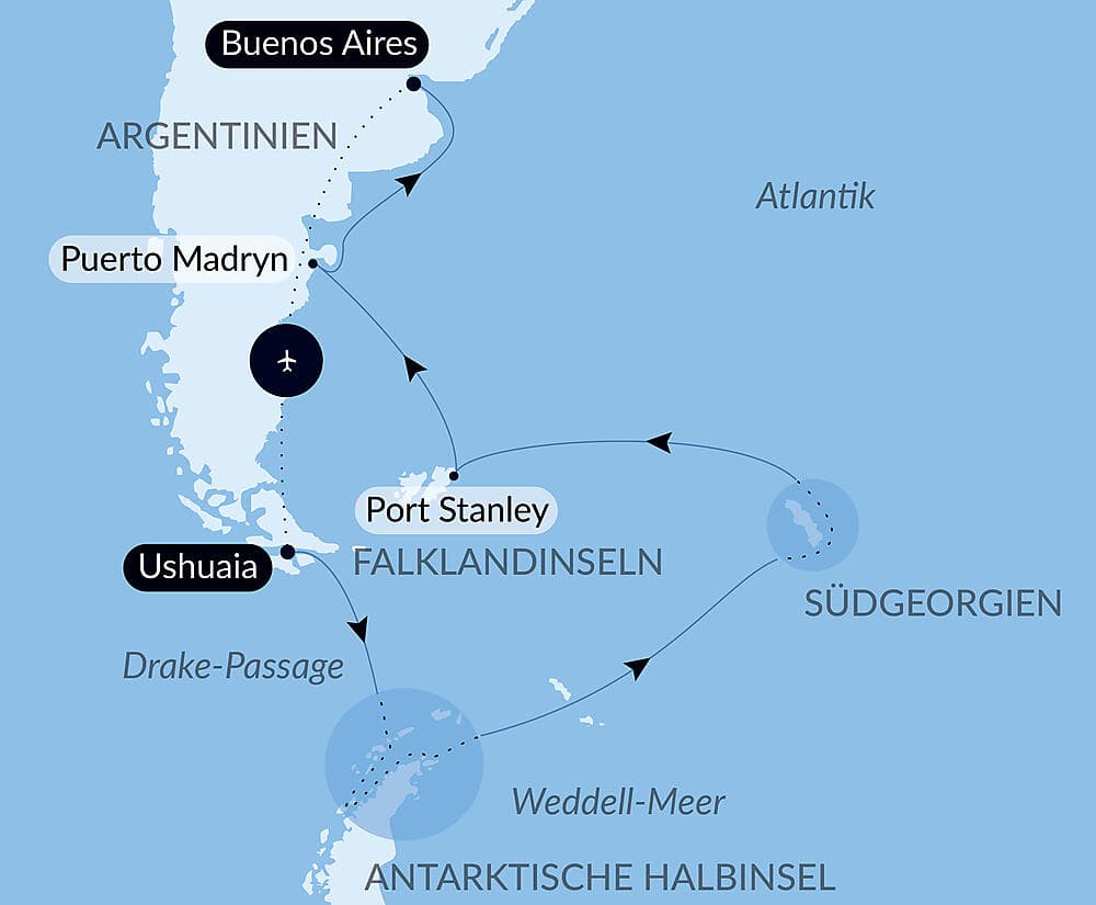 Abenteuer durch das Südpolarmeer bis zur Halbinsel Valdés null