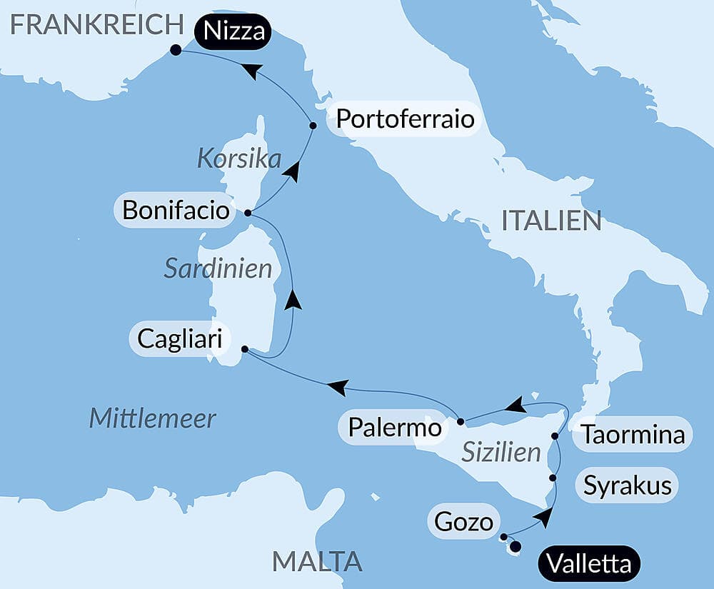 Die Inseln des Mittelmeers: Sizilien, Sardinien, Korsika und Elba – mit Smithsonian Journeys