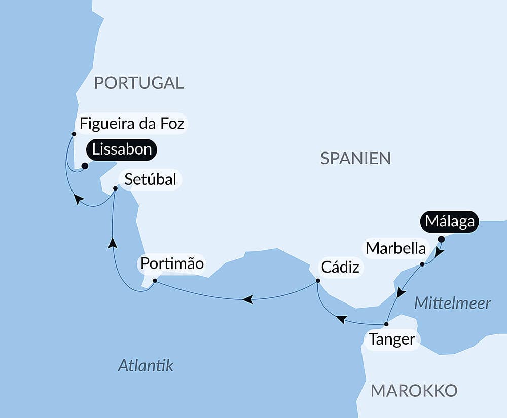 Iberische Halbinsel und Marokko