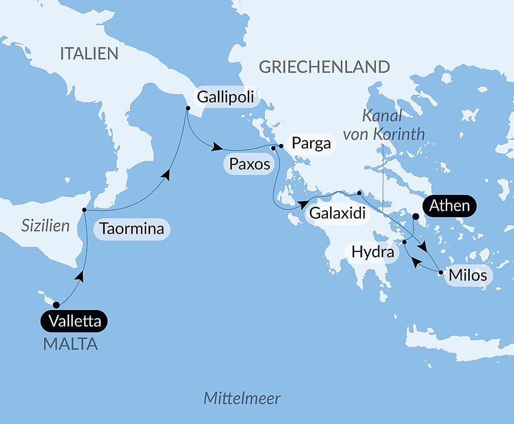 Inselwelt und antike Schätze des Mittelmeers