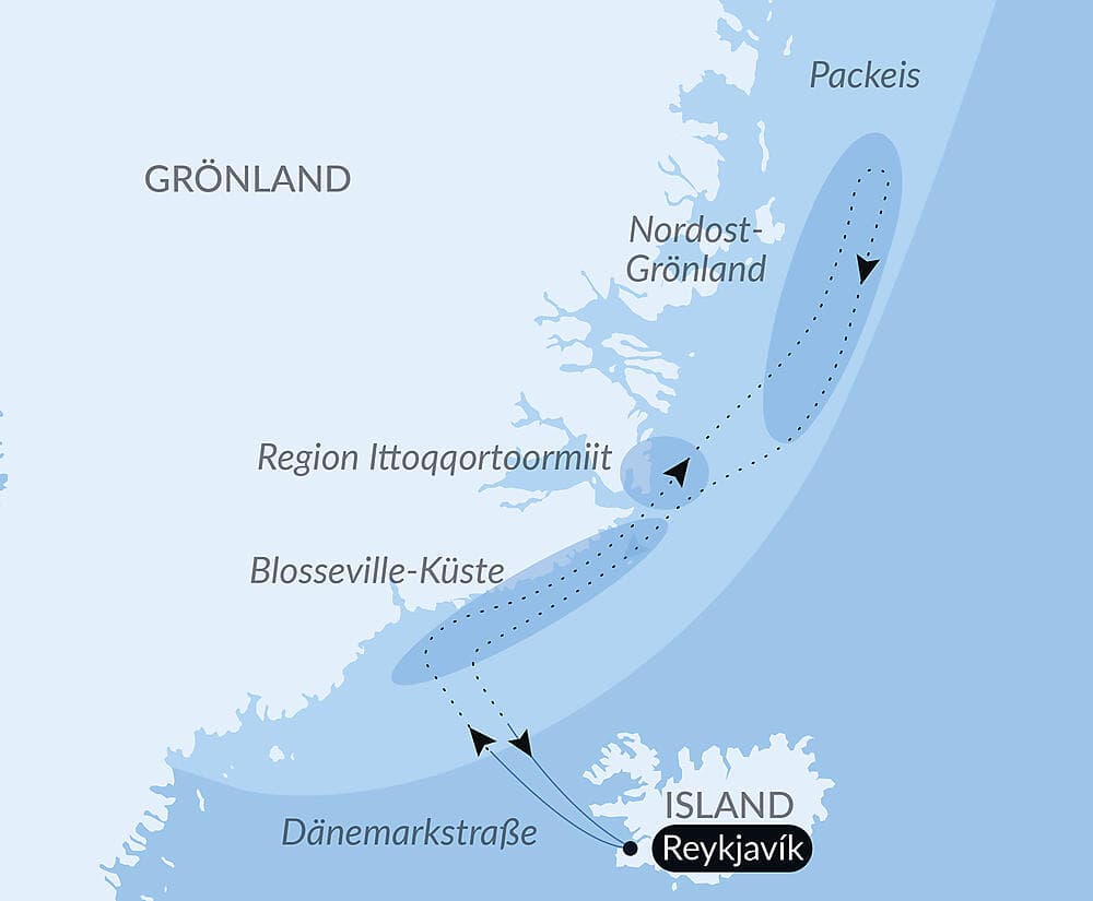 Das unerforschte Meereis von Nordost-Grönland
