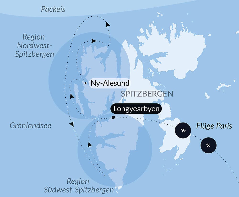 Spitzbergens Fjorde und Gletscher null