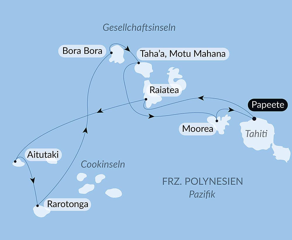 Cook- und Gesellschaftsinseln
