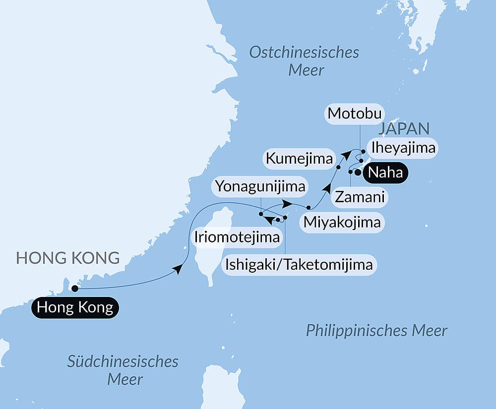 Abenteuer in die subtropischen Inseln Japans