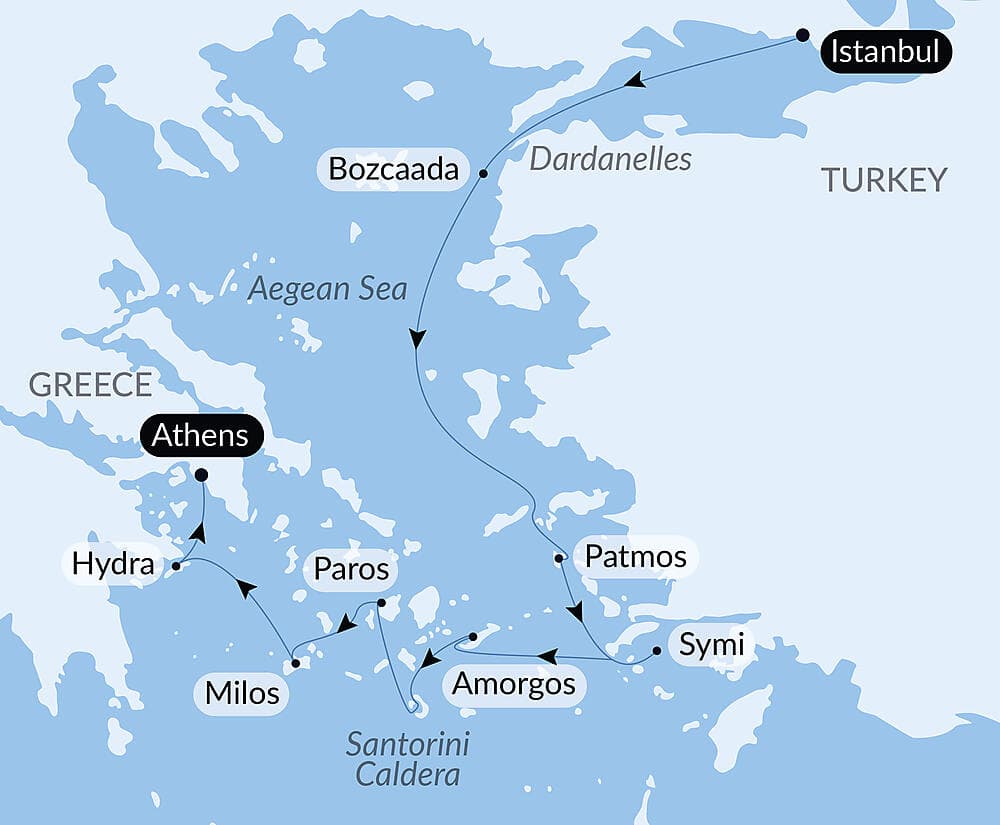 Antike Pracht der Ägäis