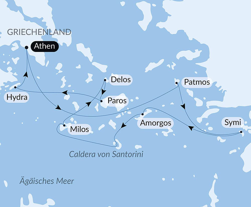 Im Herzen der griechischen Inseln