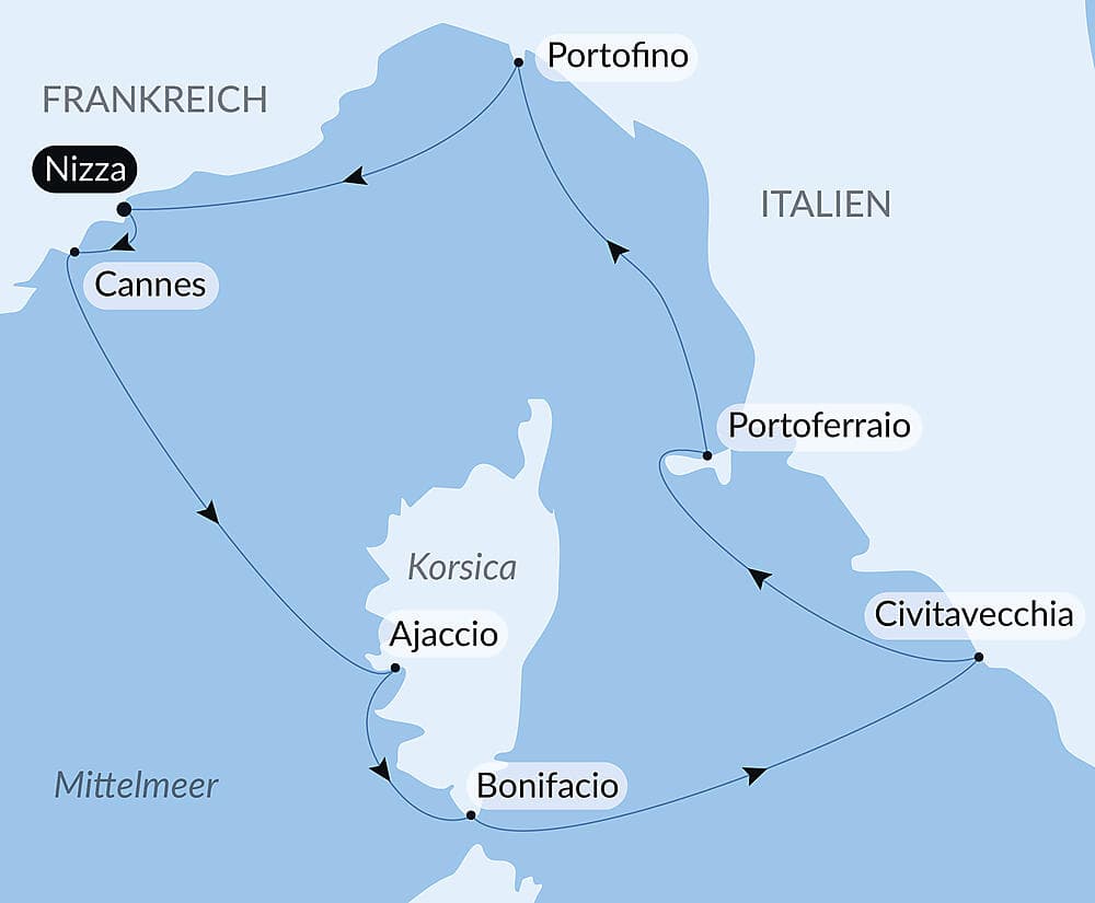 Eine Feier der Kunst: Côte d’Azur, Italienische Riviera und Korsika