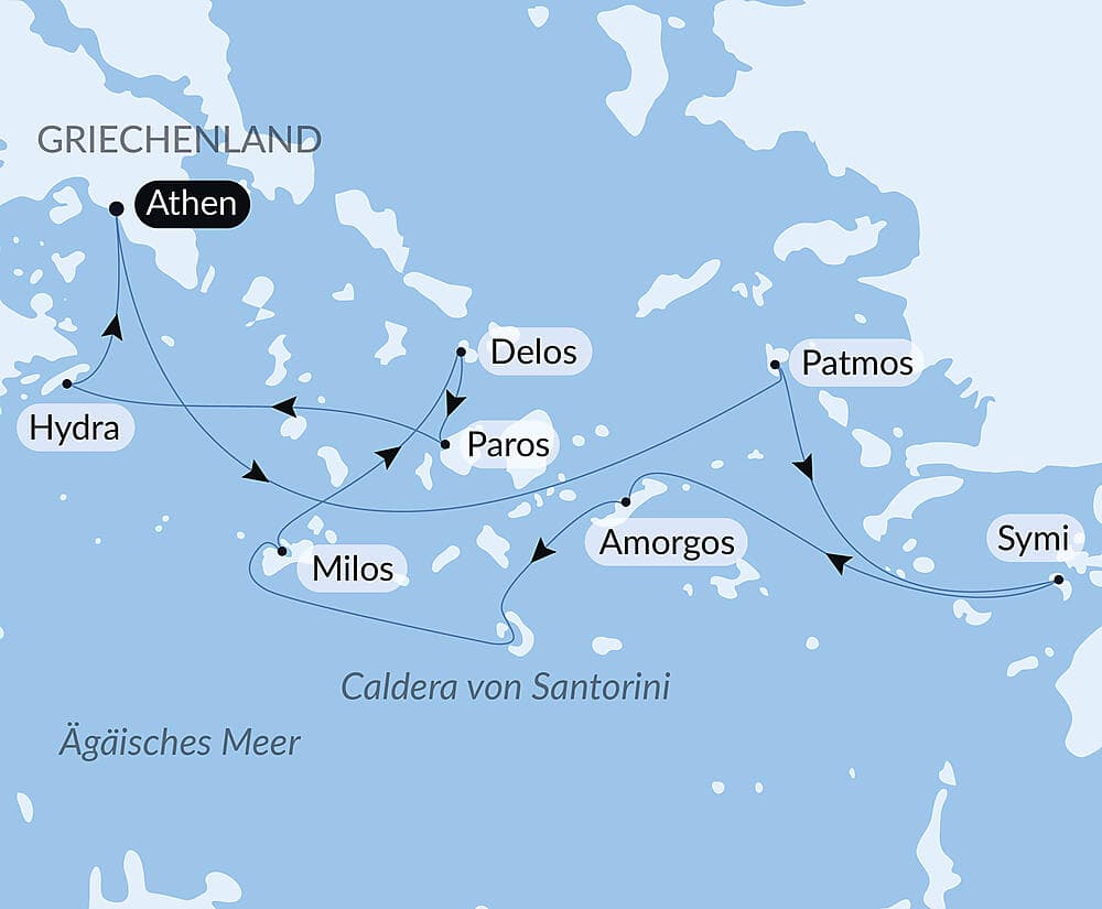 Im Herzen der griechischen Inseln