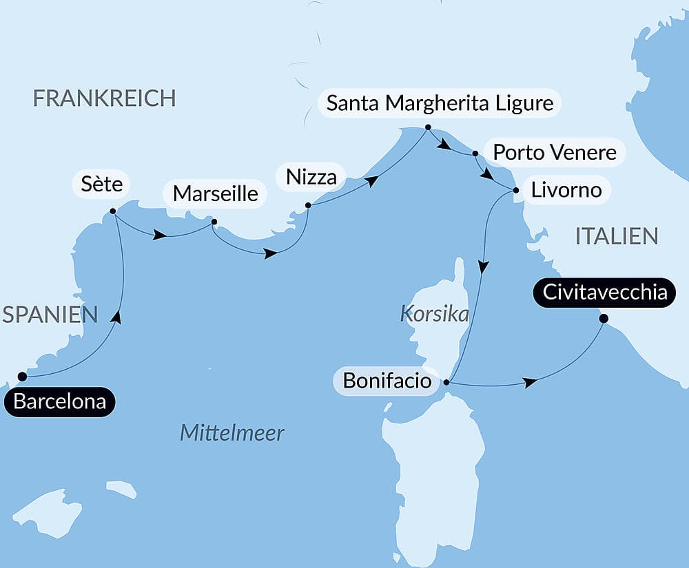 Südfrankreich und die Italienische Riviera vom Meer aus – mit Smithsonian Journeys
