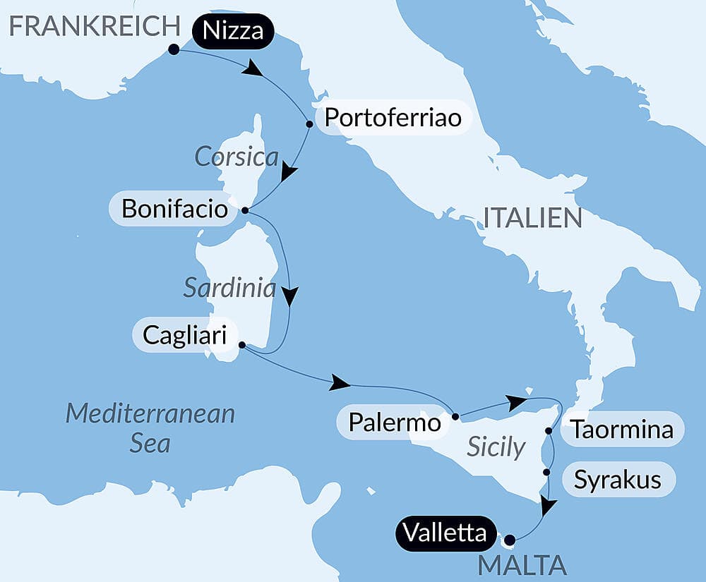 Die Inseln des Mittelmeers: Sizilien, Sardinien, Korsika und Elba – mit Smithsonian Journeys