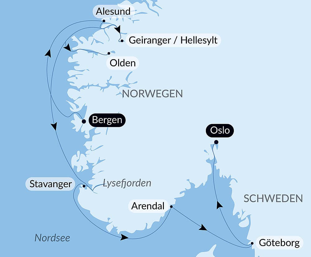 Kreuzfahrt durch die norwegischen Fjorde – mit Smithsonian Journeys