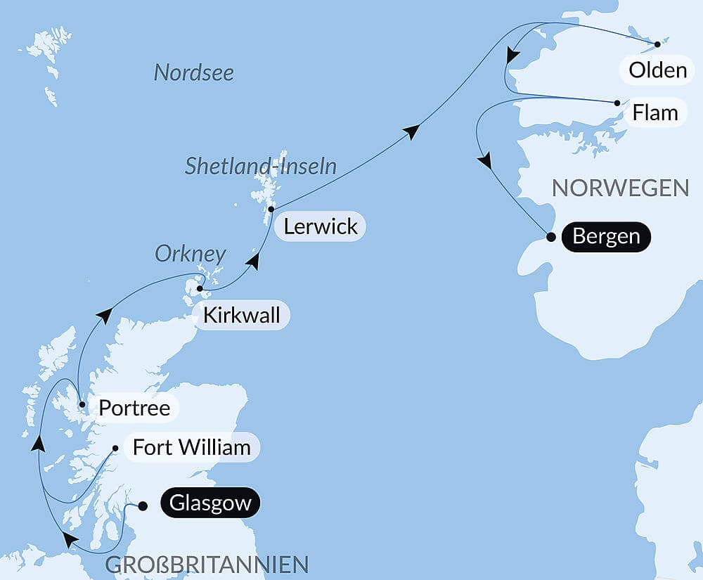 Reise zu den schottischen Inseln und den norwegischen Fjorden – mit Smithsonian Journeys
