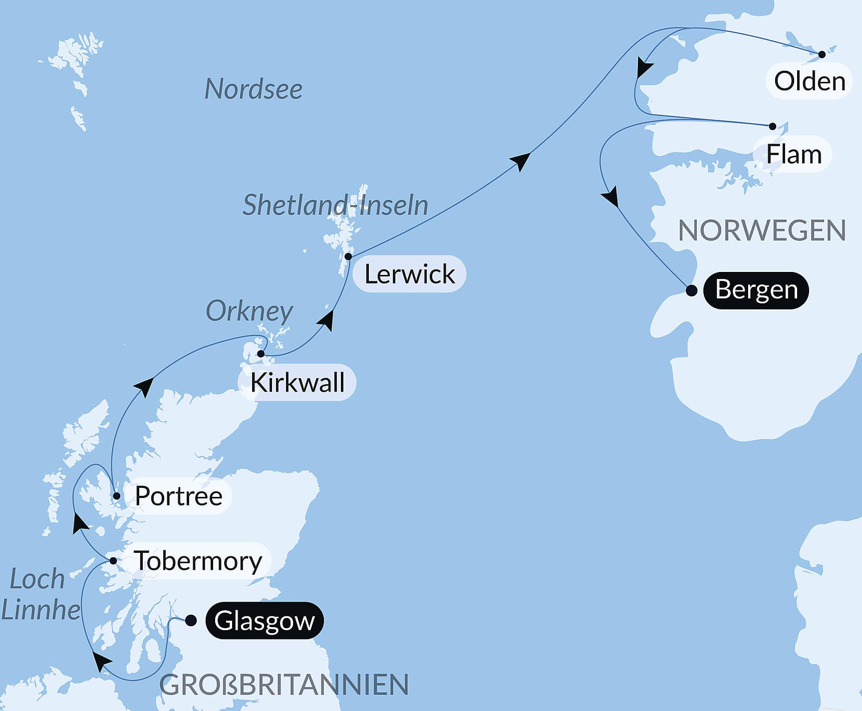 Reise zu den schottischen Inseln und den norwegischen Fjorden – mit Smithsonian Journeys