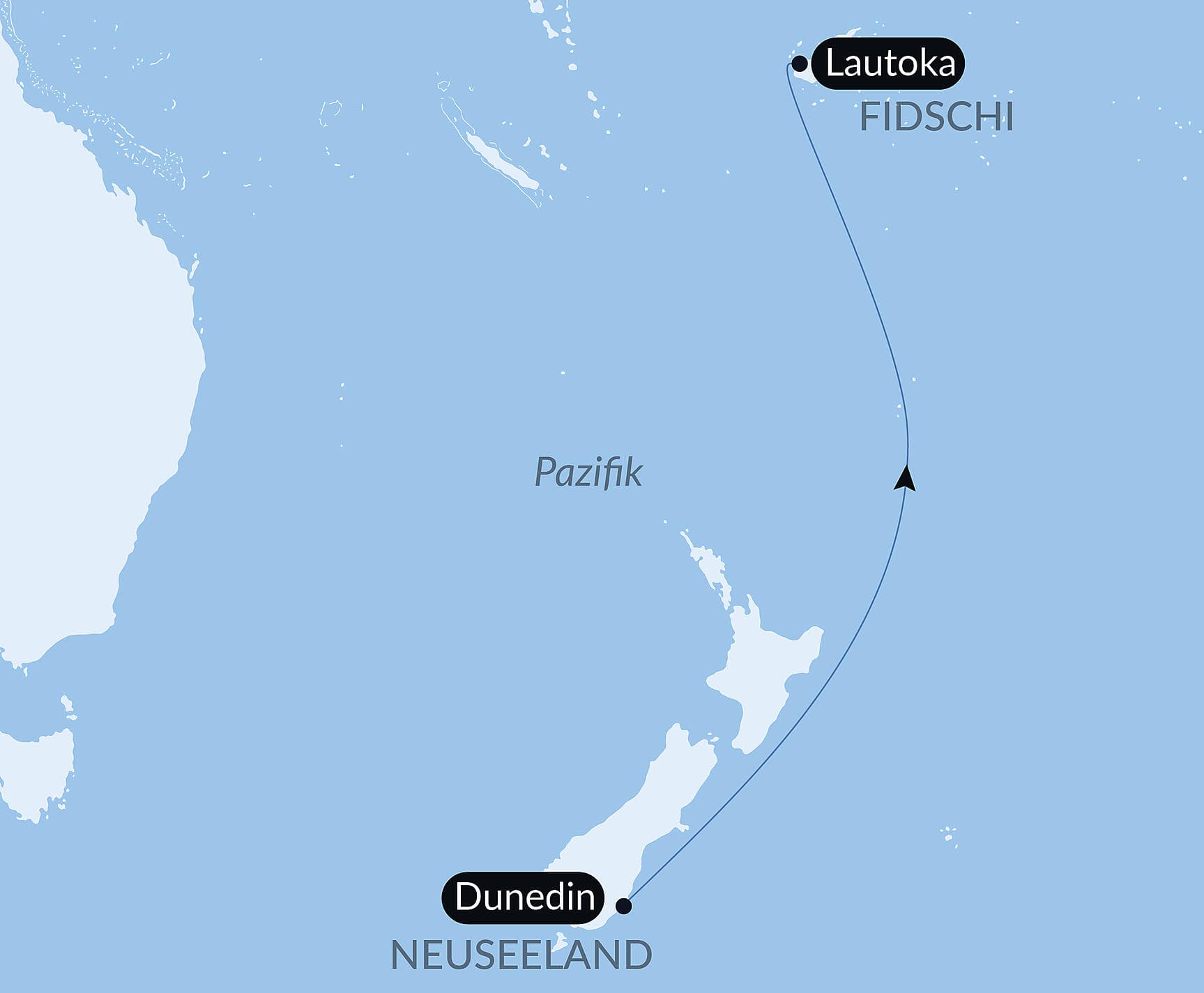 Ozean-Kreuzfahrt: Dunedin - Lautoka