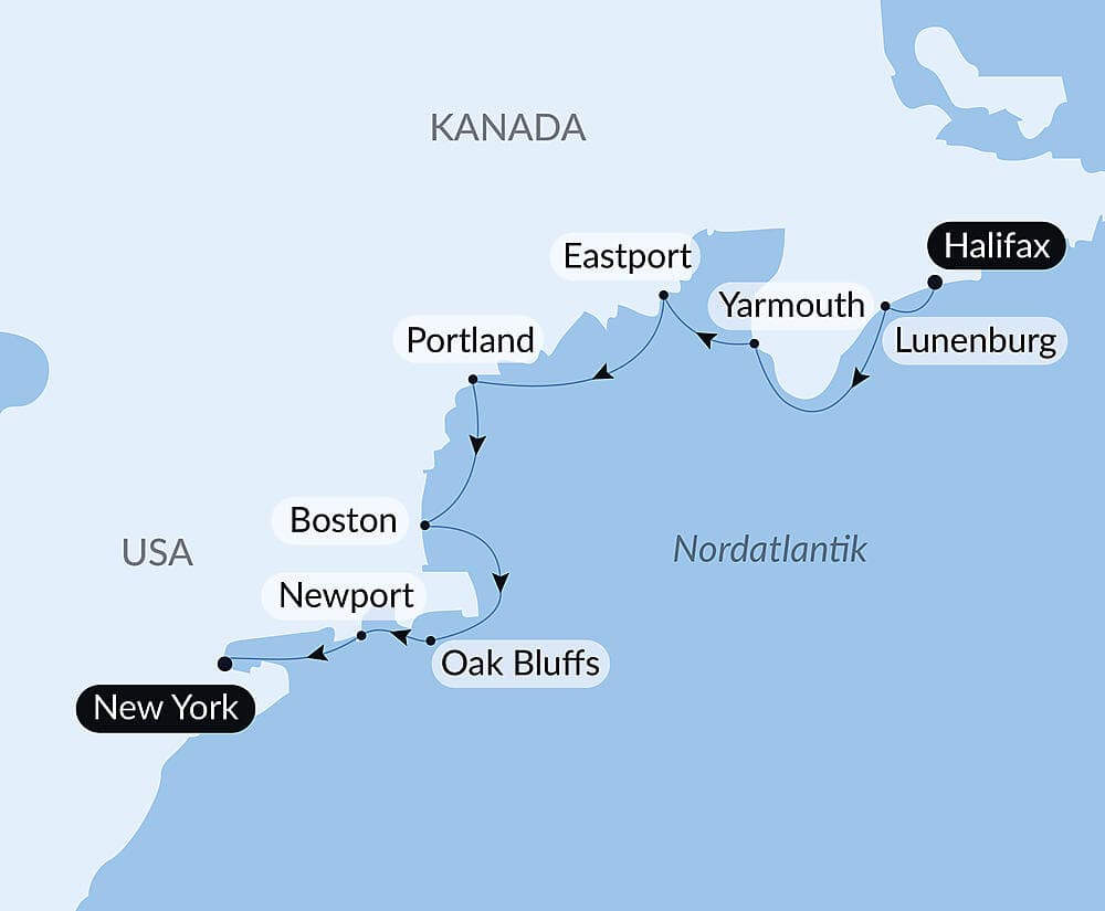 Charme und Erbe der nordamerikanischen Küsten