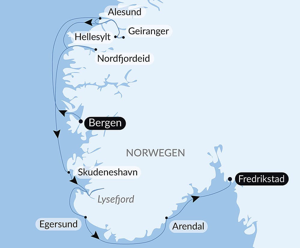 Norwegische Fjorde